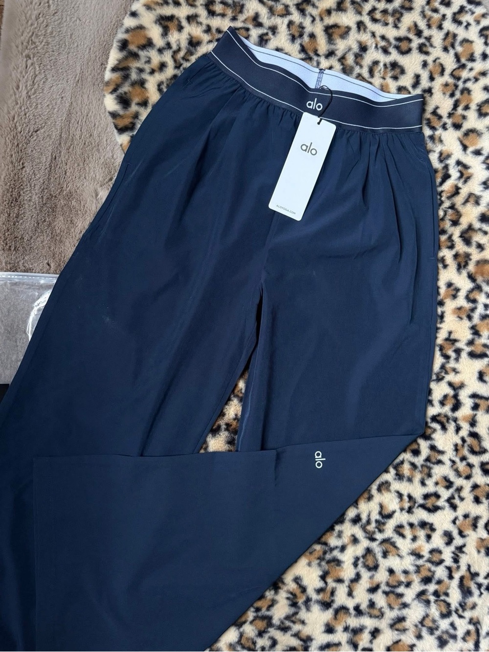 ALO Yoga Navy with Subtle Logo